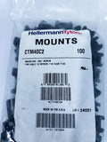 100 Pack Screw Mounts for Hellermann Tyton CTM40C2