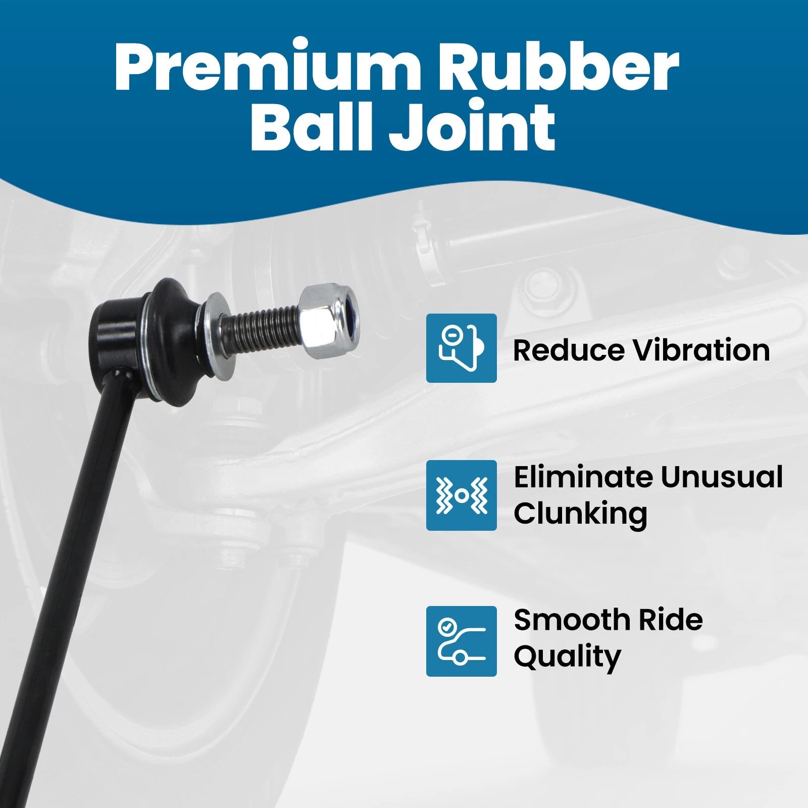 2x Front Sway Bar End Links for Chevrolet Malibu Buick LaCrosse (2016–2019)