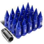 20Pcs J2 7075 Forged Aluminum M12x1.25 Spiky Cap Lug Nuts for