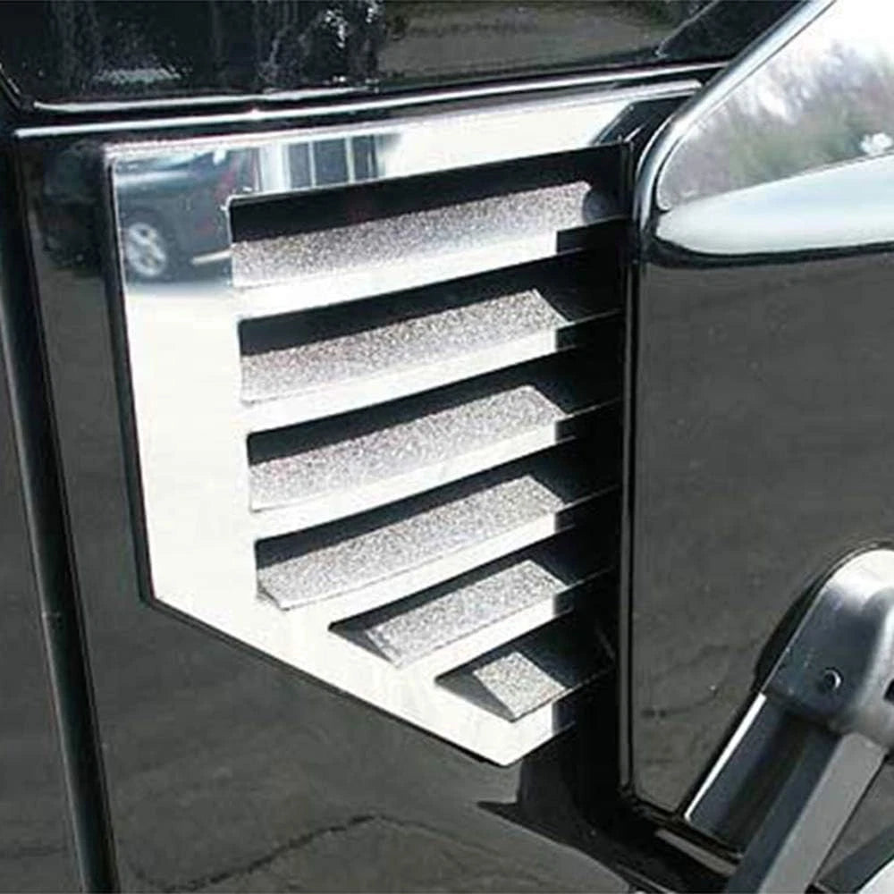 2pc Chrome Cowl Vent Cover for Hummer H2 (2003–2006)