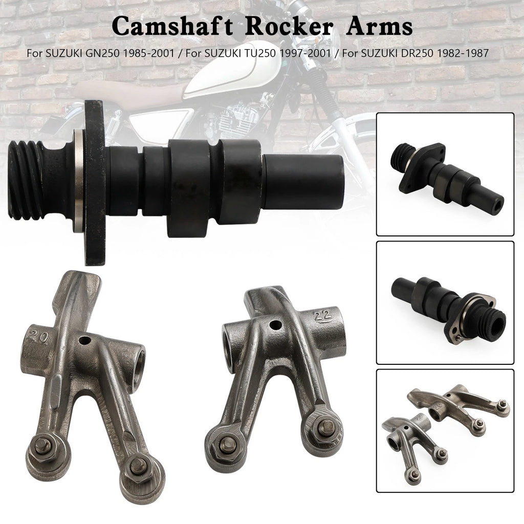 Camshaft Rocker Arms for Suzuki DR250 (1982–1987) GN250 (1985–2001) TU250 (1997–2001)