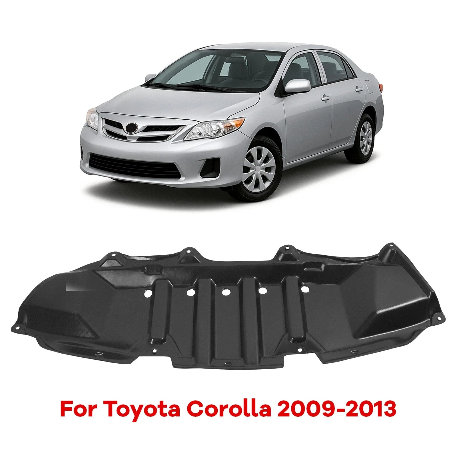 Front Under Engine Splash Shield Cover for Toyota Corolla (2009–2013)