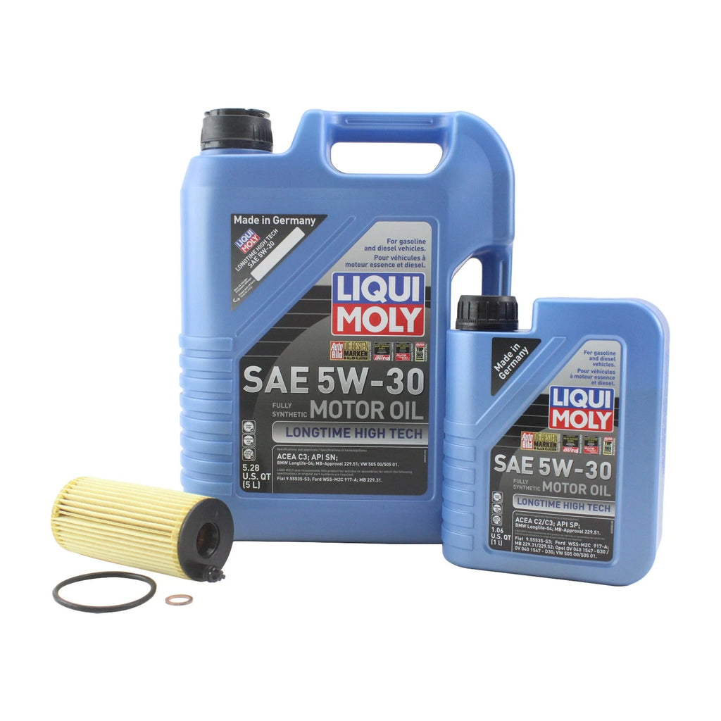 6L Liqui Moly Longtime High Tech 5W30 Oil Change Kit for BMW N47D20 (2007–2015)