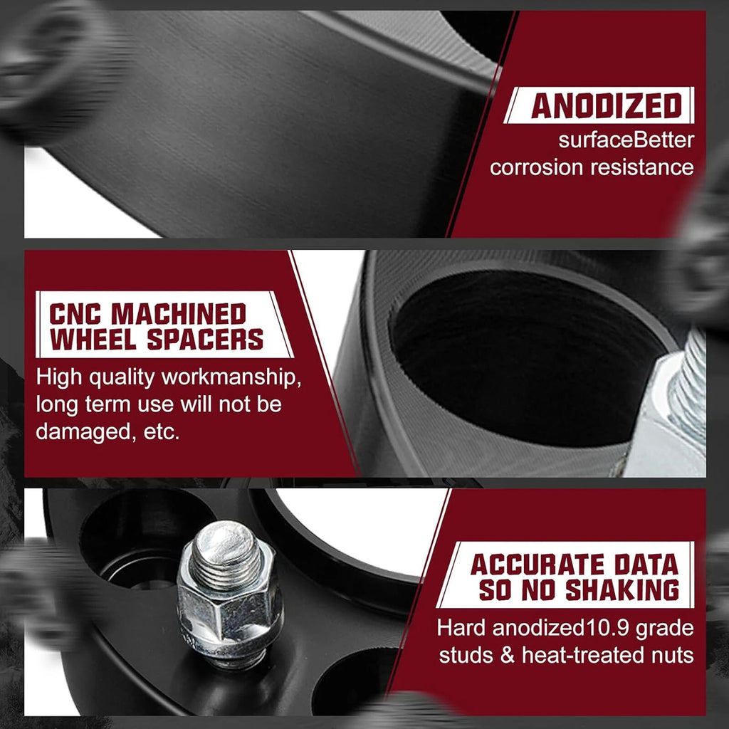 Wheel Spacers for Jeep Grand Cherokee & Gladiator (2014-2024)