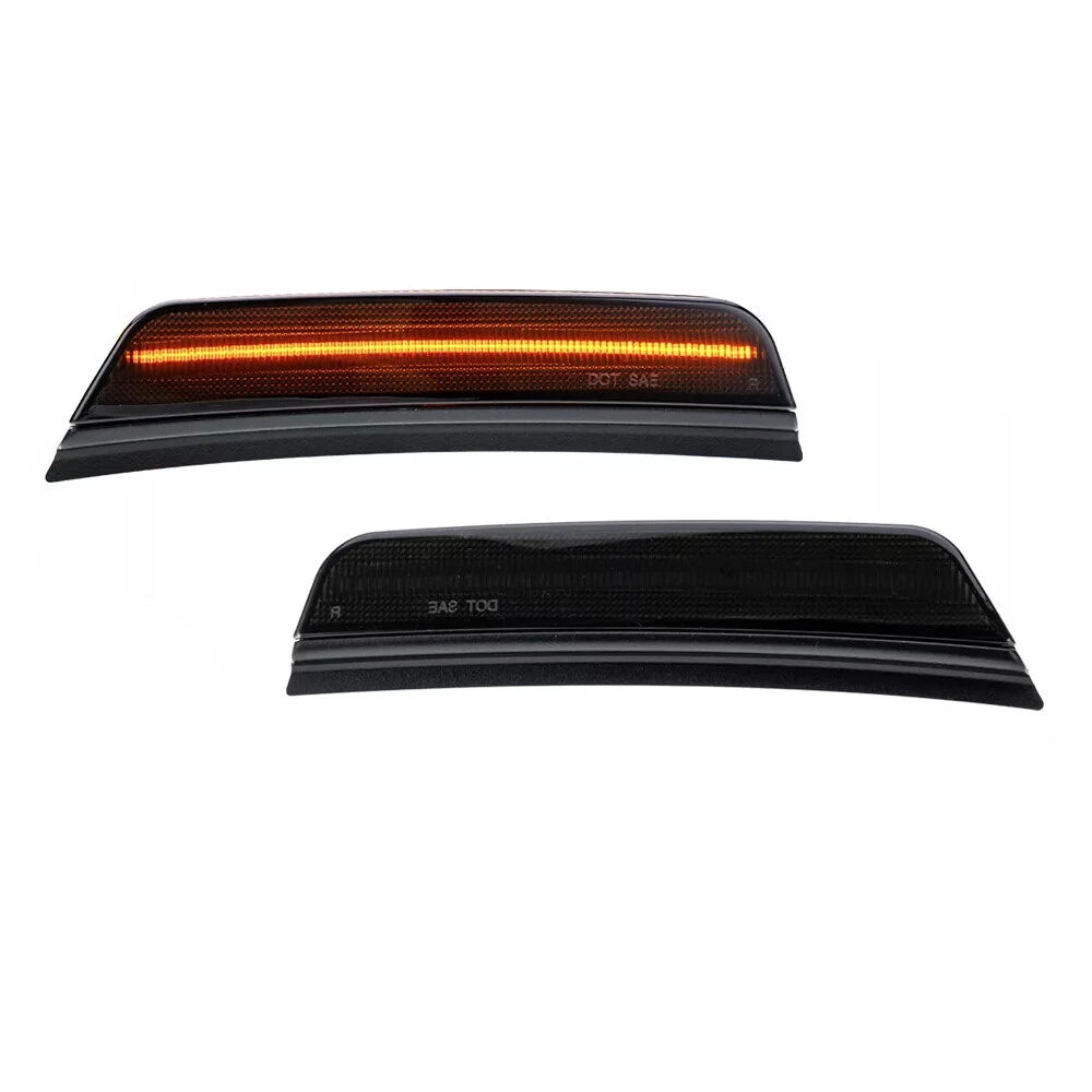 Amber LED Smoke Lens Front Side Marker Light for Jeep Grand Cherokee (2021–2025)