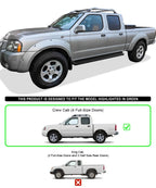 iBoard Running Boards for Nissan Frontier Crew Cab (1999-2004)