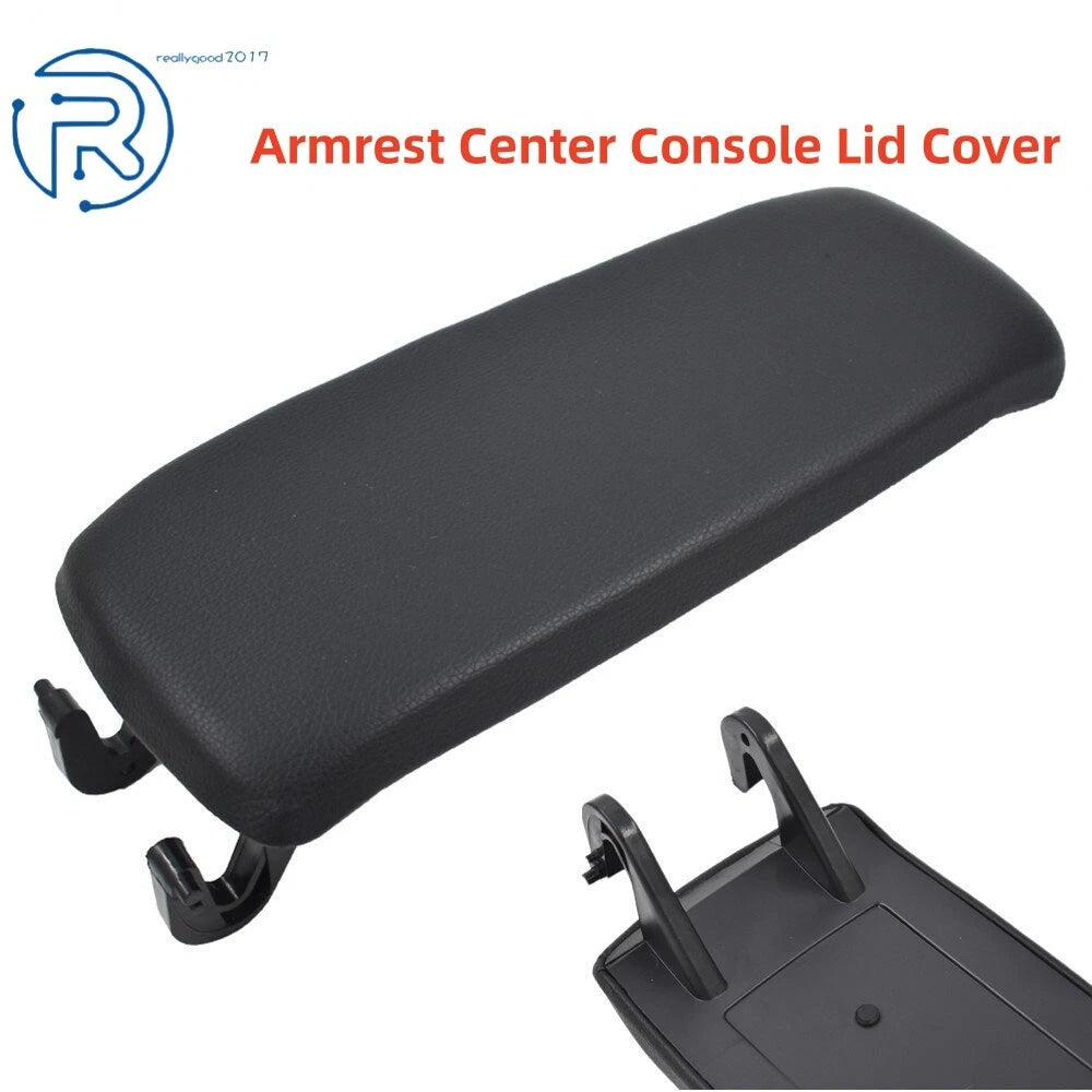 Leather Armrest Center Console Lid Cover for Audi A4 S4 B7 (2004–2008)