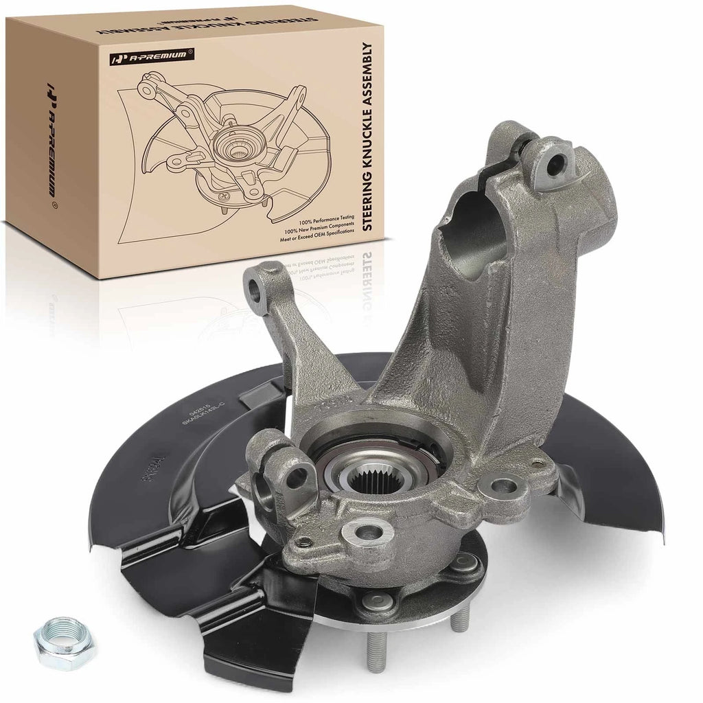 Front Left Steering Knuckle & Hub Bearing for Ford Escape (2013–2019)