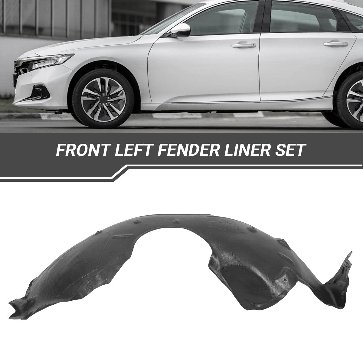Front Left Fender Liner for Honda Accord Sedan (2018–2022)