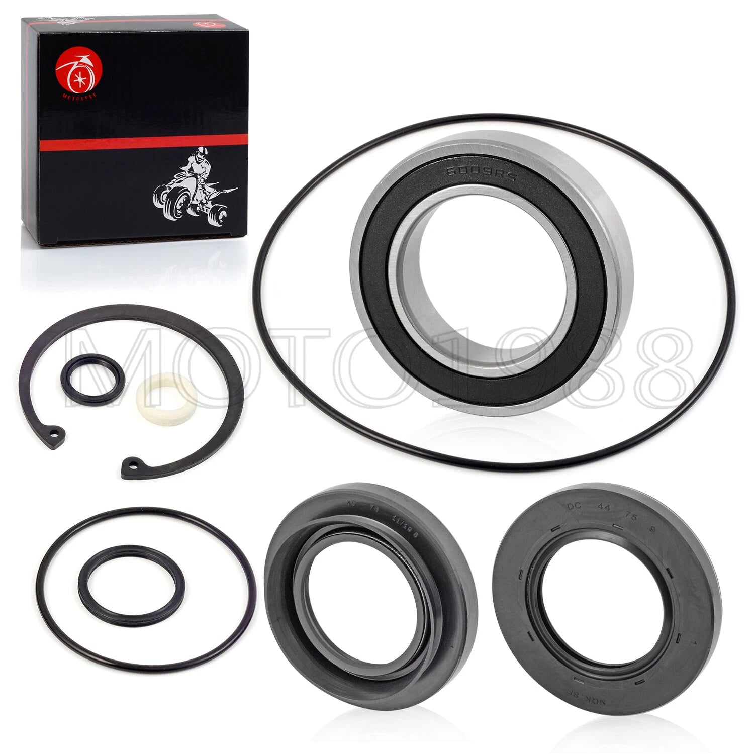 Rear Brake Drum Seal Bearing Kit for Honda Rancher 420 TRX420 (2007–2013)