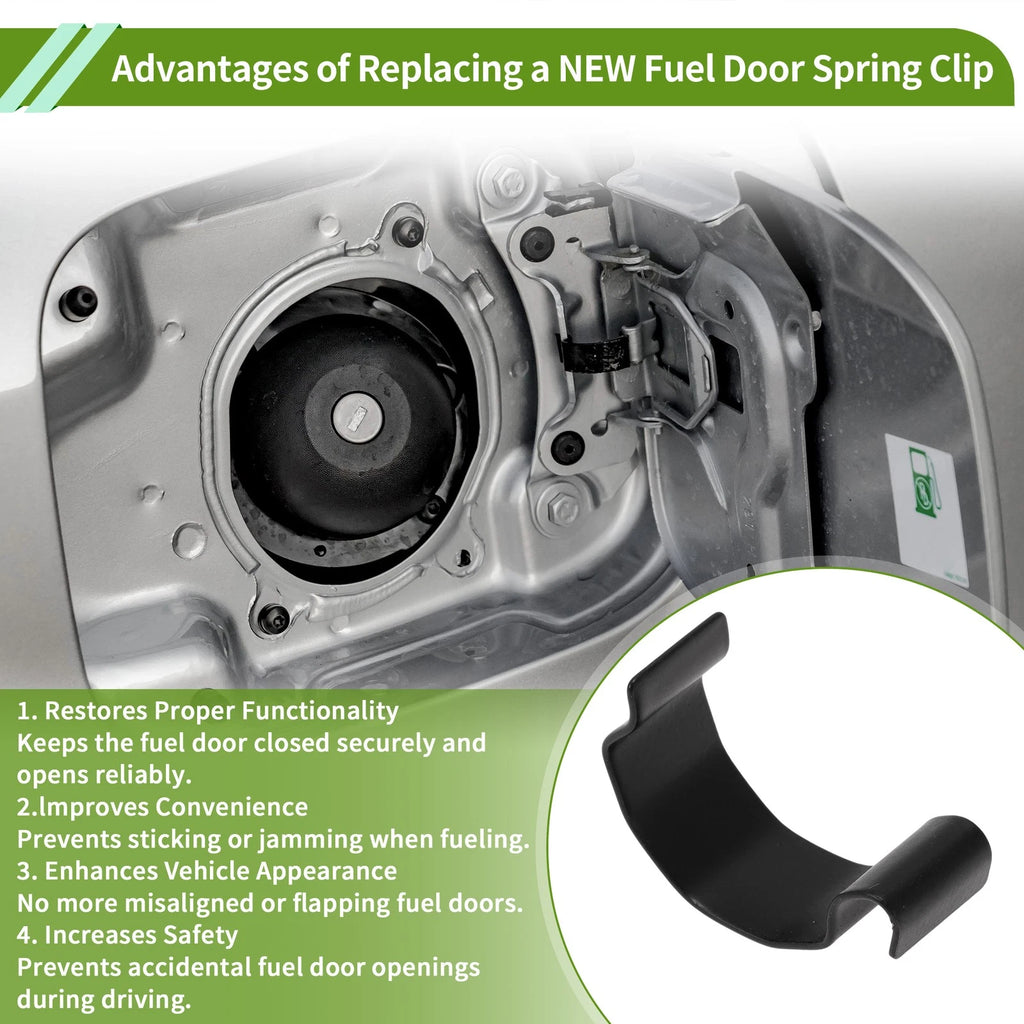 1Pc Fuel Gas Tank Door Spring Clip for Nissan NV1500 NV2500 NV3500 (2012–2021)