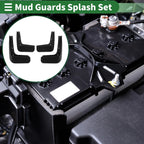 Mud Flaps Splash Guards for Hyundai IX25 (2014-2019) with Mount Accessories