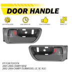 2X Inner Door Handle Armrest for Toyota Camry (2002–2006)