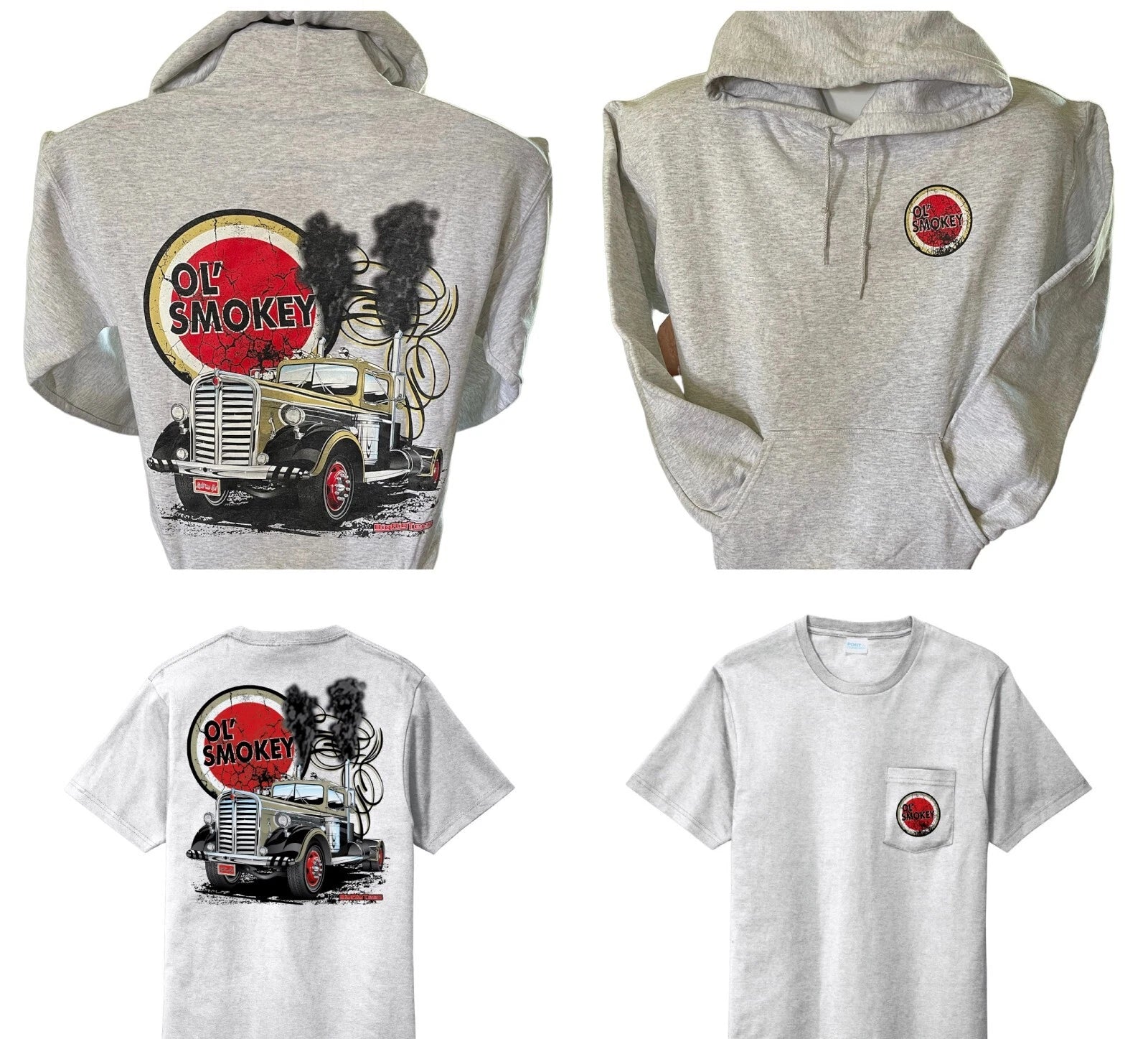 Graphic Trucker T-Shirt & Hoodie for Big Rig Trucks (BRT)