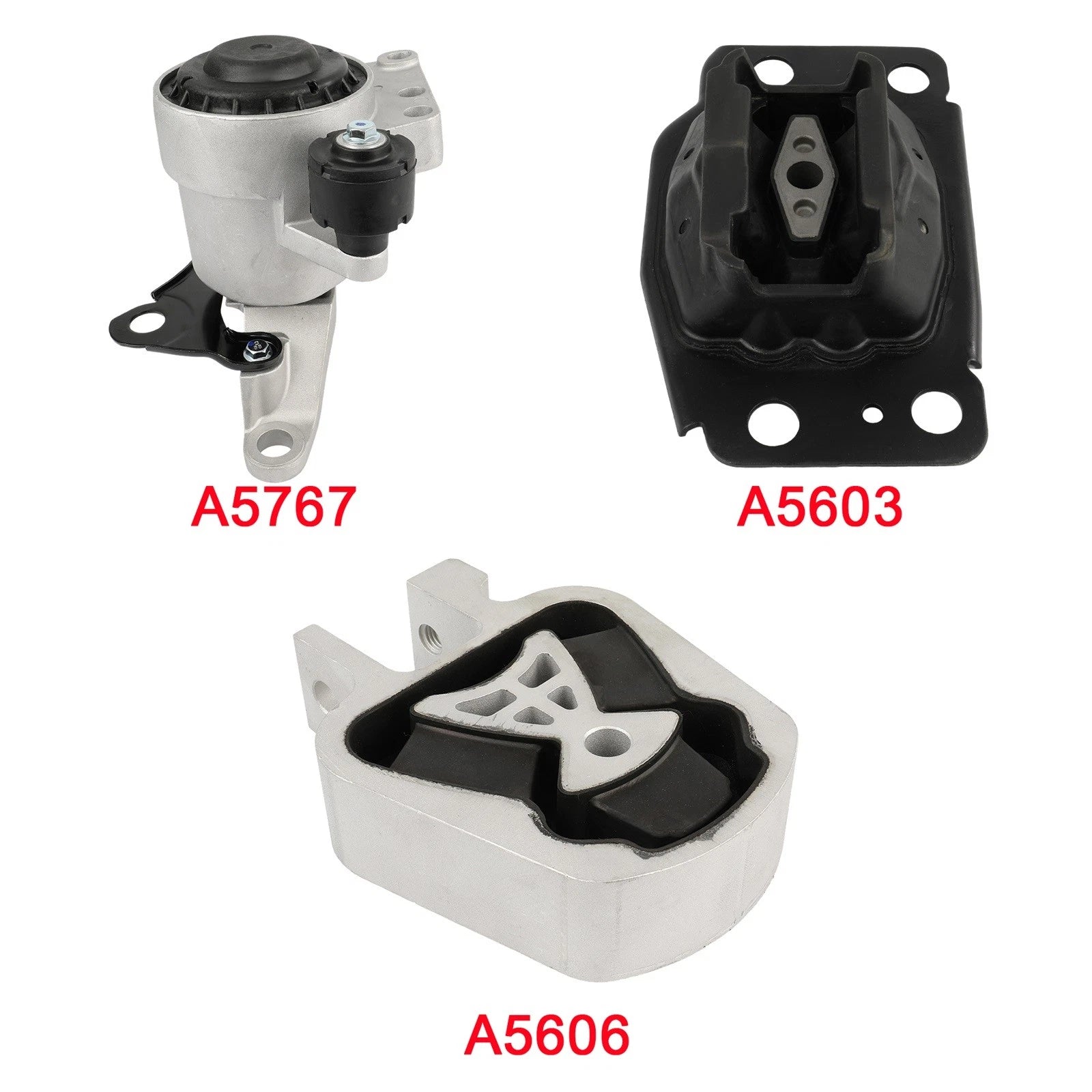 3pcs Engine Motor Mount for Lincoln MKZ 2.0L Turbo (2013–2016)