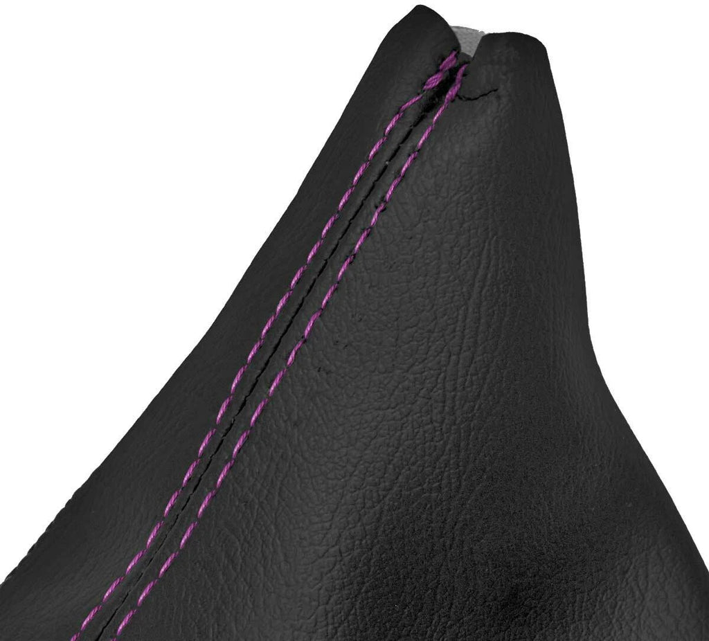 Emergency Brake Boot Cover Leather for BMW E90 (2005–2013) Purple Stitch