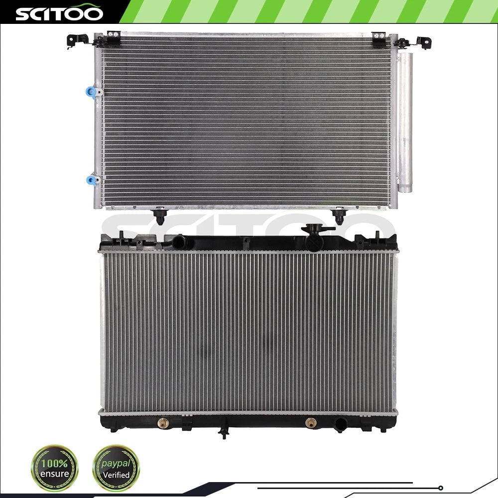 Radiator and A/C Condenser Kit for Toyota Camry/Solara (2002–2008)