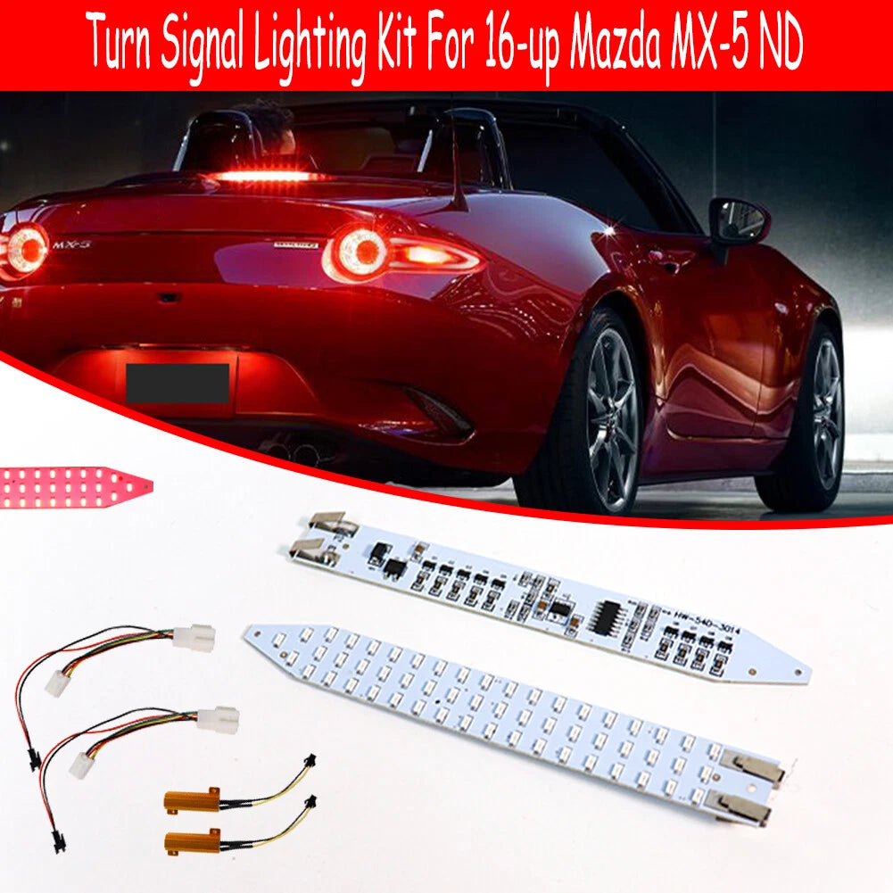 Red LED Sequential Turn Signal Kit for Mazda MX-5 ND (2016–2023)