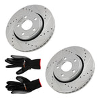 Front Left & Right Brake Rotors Kit for Dodge Durango/Jeep Grand Cherokee (2011–2020)