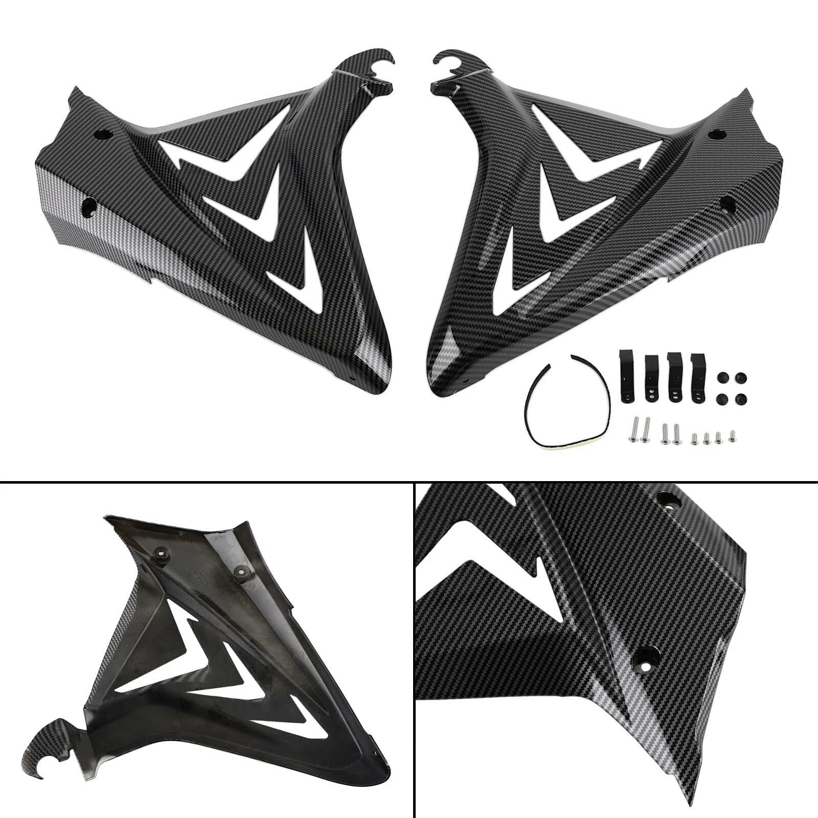 Side Frame Cover Panels for Honda CBR650R (2019–2021) Carbon