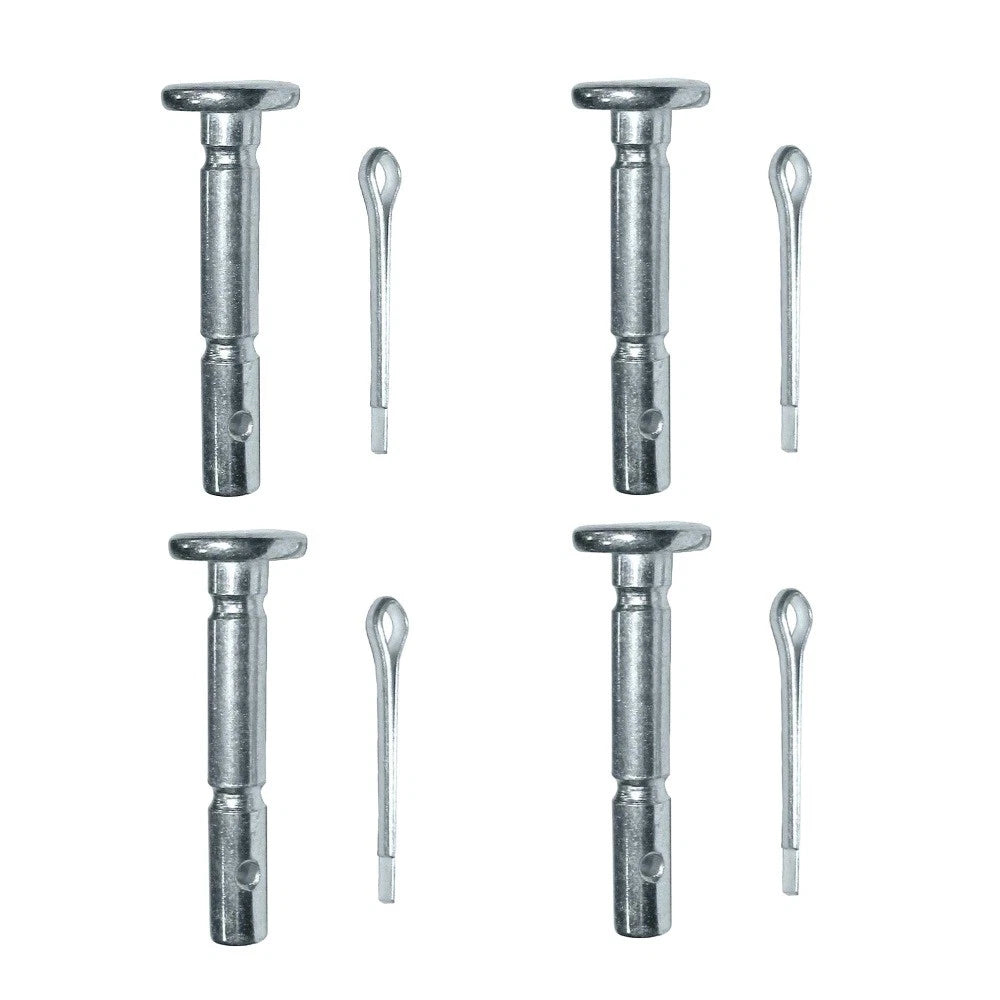 Set of 4 Shear/Cotter Pins for Cub MTD Troy-Bilt Snow Throwers (Fits 738-04124A)