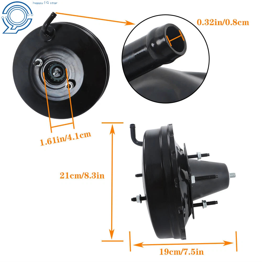 Power Brake Booster for Nissan 200SX Sentra L4 1.6L (1995–1999)