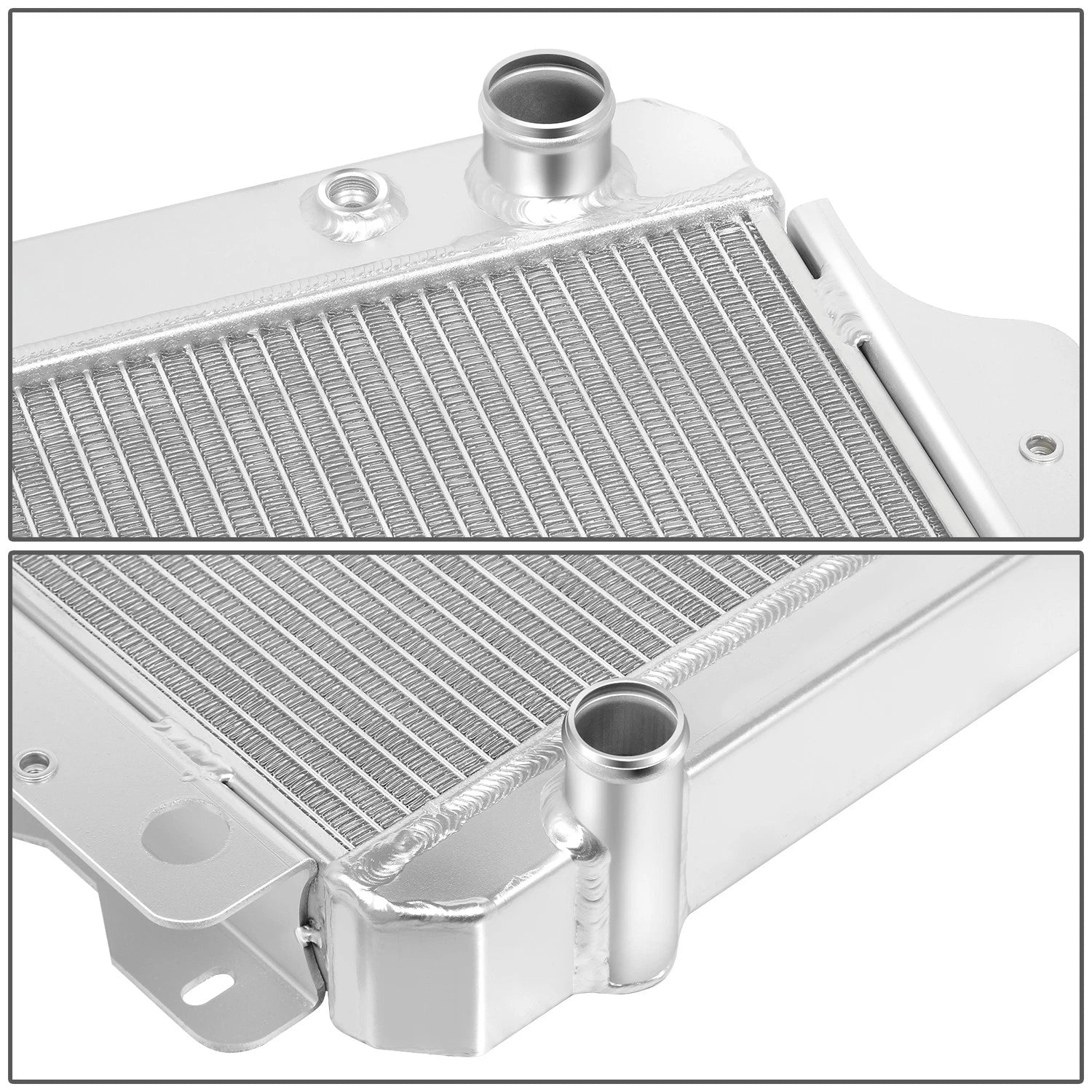 Full Aluminum 3-Row Racing Radiator for Wrangler YJ/TJ (1987–2006)