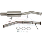 4" Rolled Tip Muffler for 240SX S13 Silvia (1989–1994) Stainless Steel Exhaust