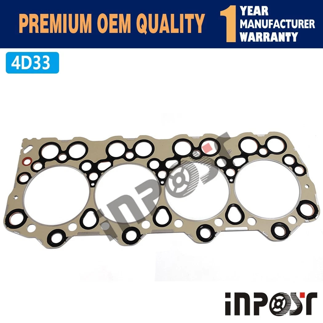 4D33 Cylinder Head Gasket for Mitsubishi 4D33 Engine (Metal)