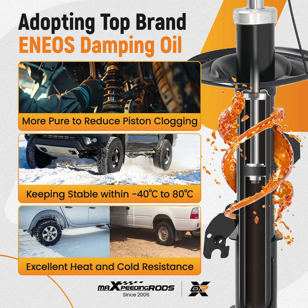 Front Pair Shocks Absorber for Toyota Highlander (2008–2010)