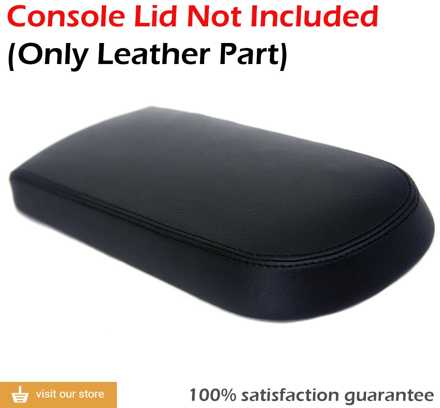 Leather Synthetic Console Armrest Cover for Ford Taurus Montego (2008–2009)