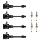 Set of 4 Ignition Coils + Spark Plugs for Honda CR-V Civic Si L4 1.5L (2017–2020) UF78