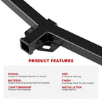 Trailer Hitch Receiver for Kia Sedona Hyundai Entourage (2006-2014)