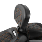 Backrest Pad for Harley Touring Road Glide (2009–2023) Black