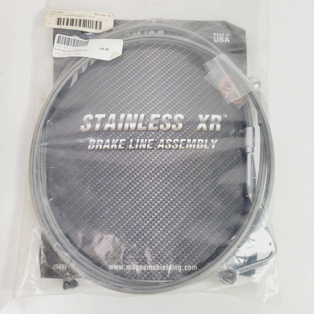 Magnum Stainless Upper Front Brakeline Kit for 10mm 1741-4990 SSC1401-70