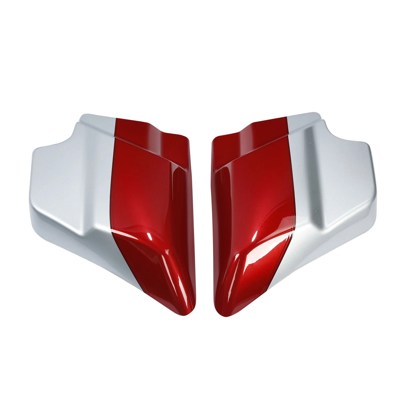 Side Cover Panel for Harley Touring Glide (2009–2026) Wicked Red/Barracuda Silver