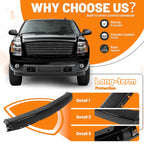 Gloss Black Front Bumper Face Bar for Chevy Silverado 1500 (2007–2013)
