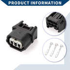 3Pin Fog Light Assembly Connector Plug for Honda Acura 