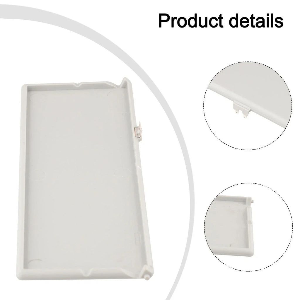 Gray Sun Visor Vanity Mirror Cover for Car