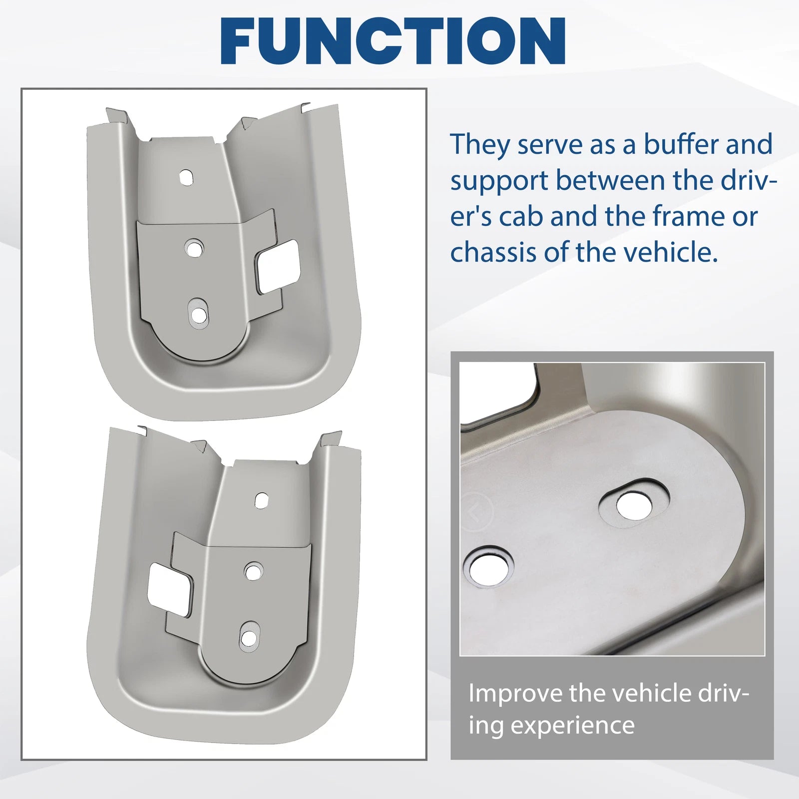 Front Cab Mounts for Dodge Ram 1500 2500 3500 (1994–2002)