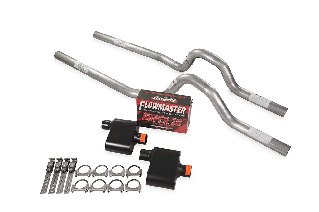 Dual Exhaust Kit 2.5" Flowmaster Super 10 for GM C/K 10 1973–1980
