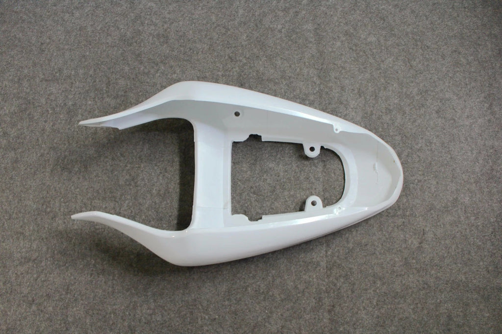 Unpainted Rear Tail Fairing for GSXR600 GSXR750 (2001–2003) - White, Pre-Drilled