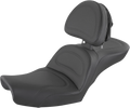 SADDLEMEN Explorer Seat with Backrest for Dyna (896-04-030)