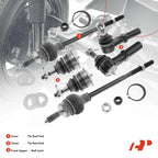 Set of 6 Front Tie Rod End Ball Joints for Chevy Express 2500 (2003–2019)