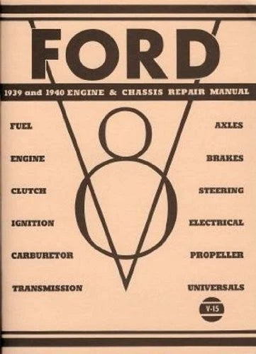 Engine & Chassis Repair Manual for Ford (1939-1940)
