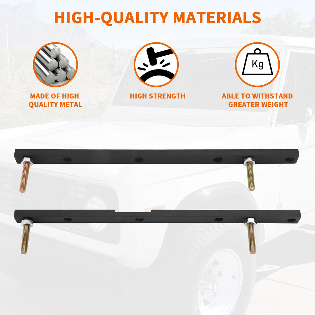 Seat Track Extenders for Mustang Cougar Bronco F100-F350 Ranger (1964–1970)
