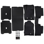 Set of 2 All Weather Black Floor Mats for Ford Bronco 2 Door (2021–2025) TPE Waterproof