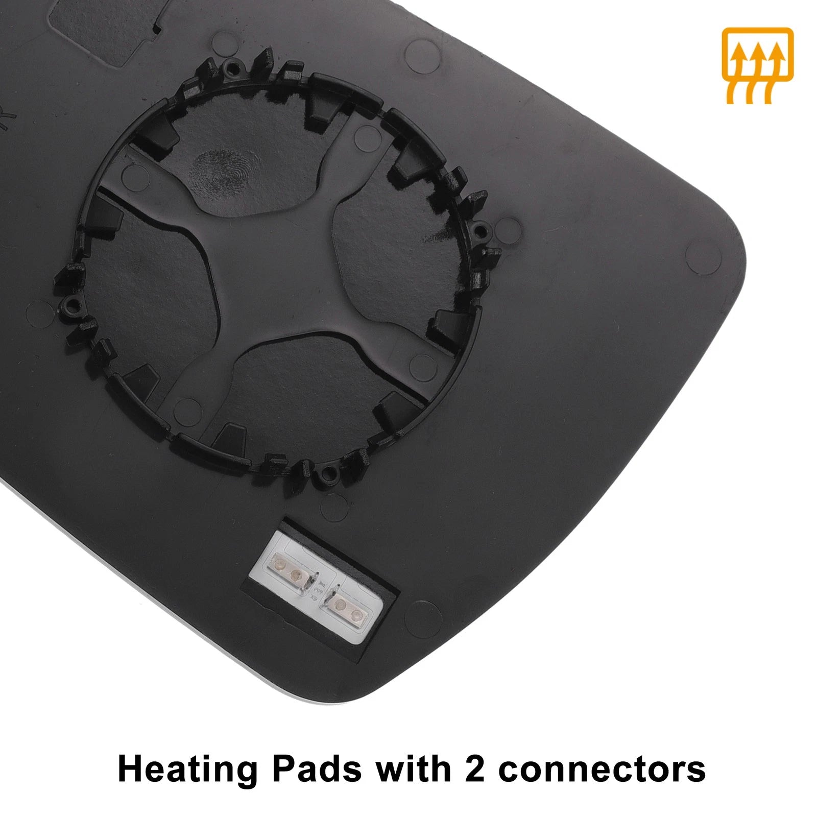 Right Side Heated White Mirror Glass for Nissan Rogue Pathfinder 