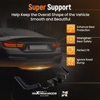 Rear Bumper Lip for BMW M3 E92 E93 (2008-2013) - Black PP Diffuser