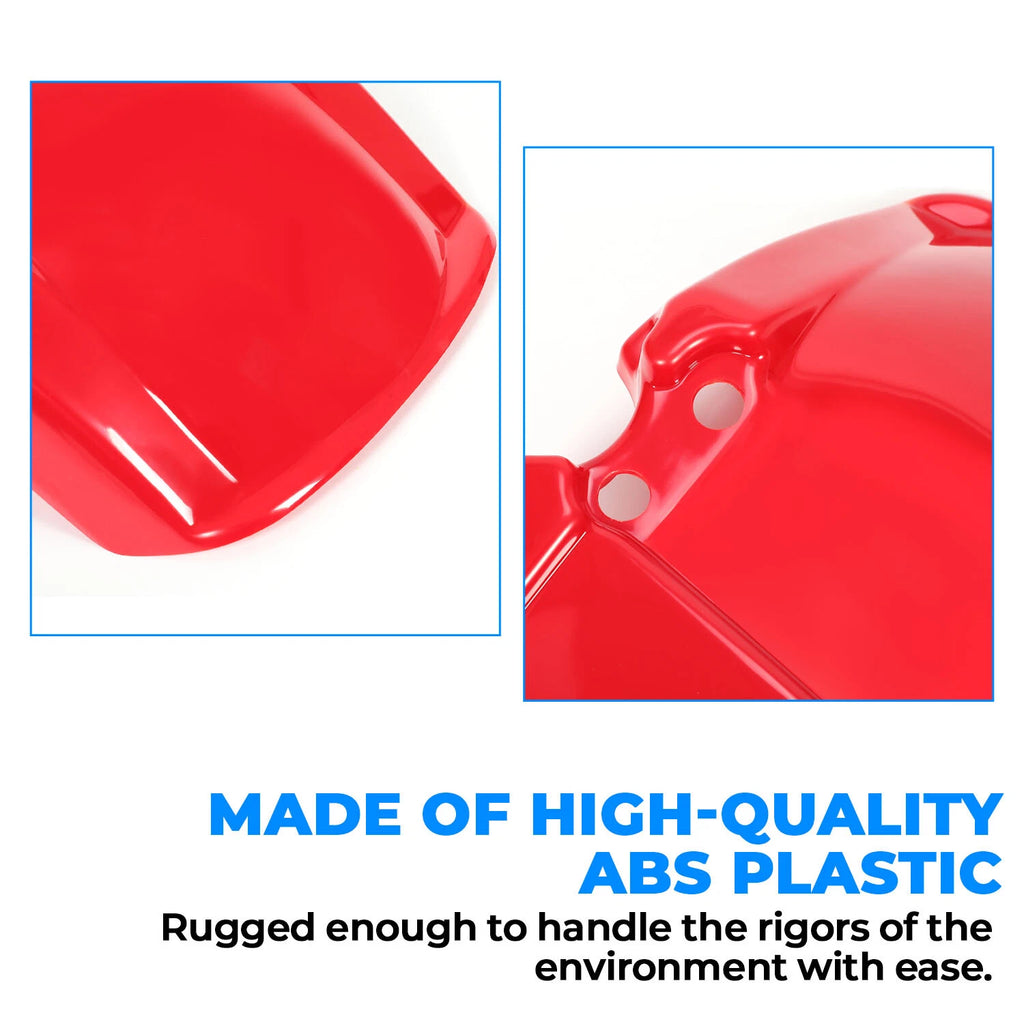 Front Fender Mud Guard for Honda ATC250R (1983–1984) - Red Plastic
